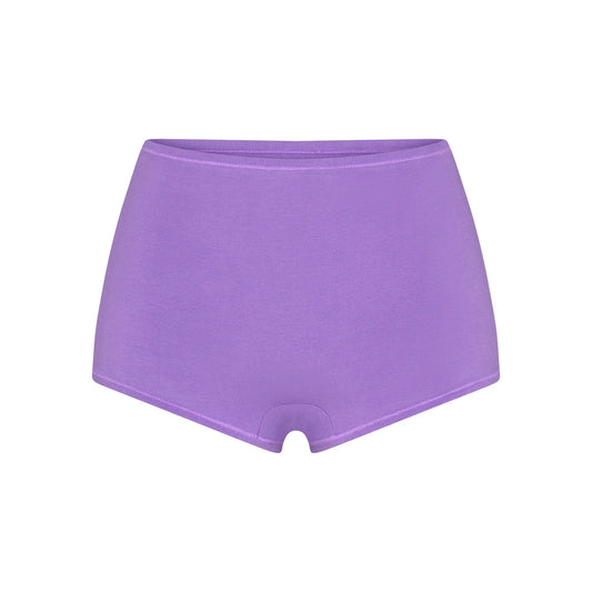 COTTON JERSEY BOY SHORT | ULTRA VIOLET