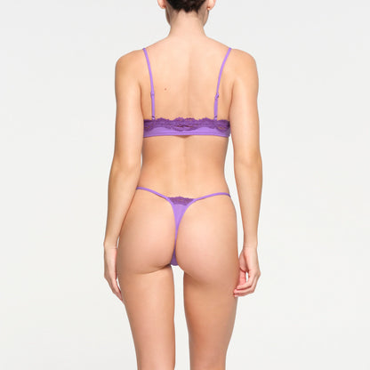 FITS EVERYBODY LACE SCOOP BRALETTE | ULTRA VIOLET TONAL