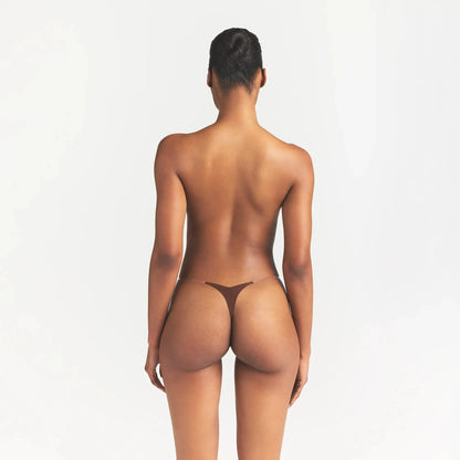 INVISIBLE CLEAR STRAP STRING THONG | COCOA