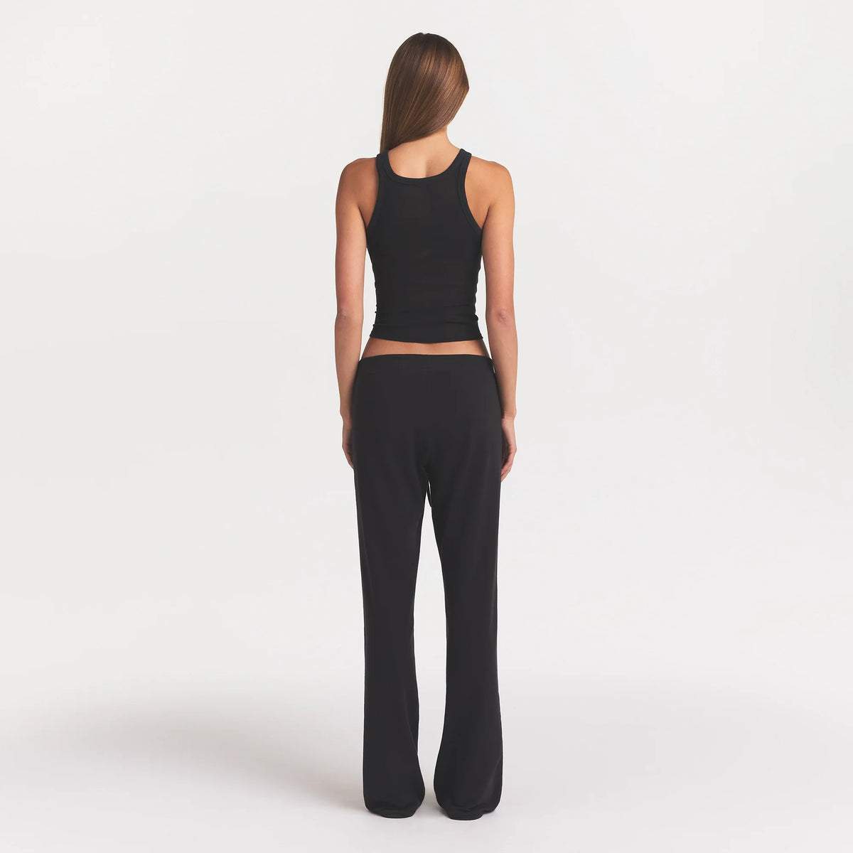 COTTON JERSEY STRAIGHT LEG PANT | SOOT