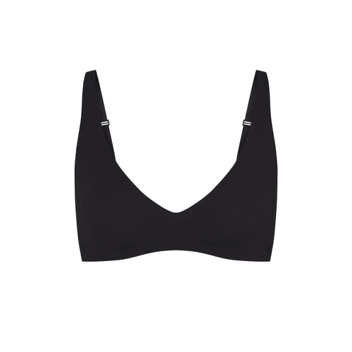 NAKED PLUNGE BRALETTE | ONYX