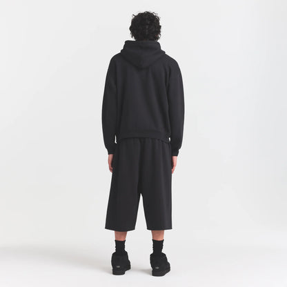 FLEECE LOUNGE MENS RELAXED LONG SHORT | WASHED ONYX