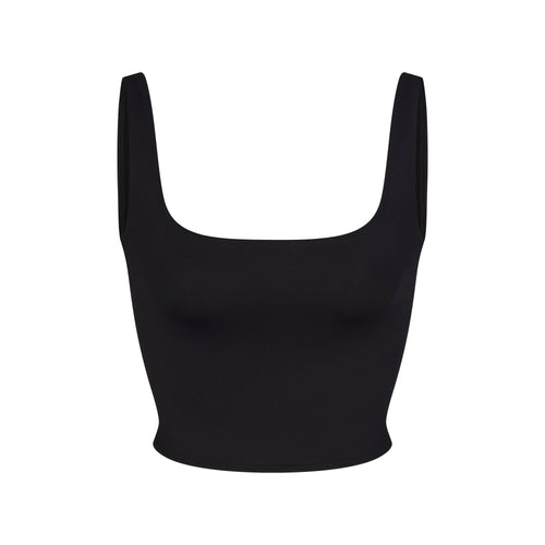 ICONIC SWIM TANK BIKINI TOP | OBSIDIAN