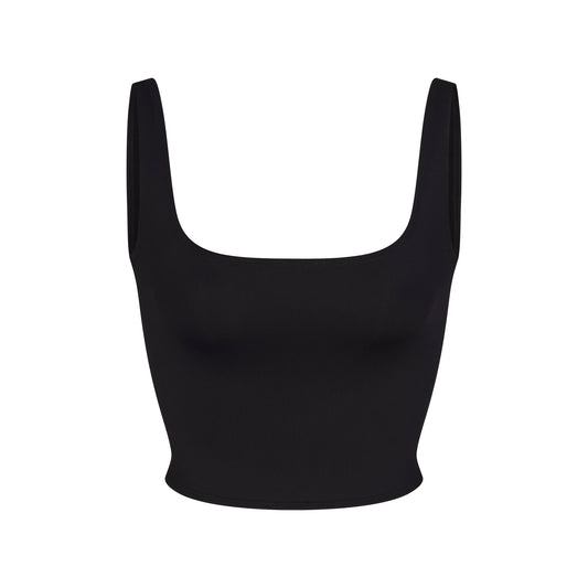 ICONIC SWIM TANK BIKINI TOP | OBSIDIAN