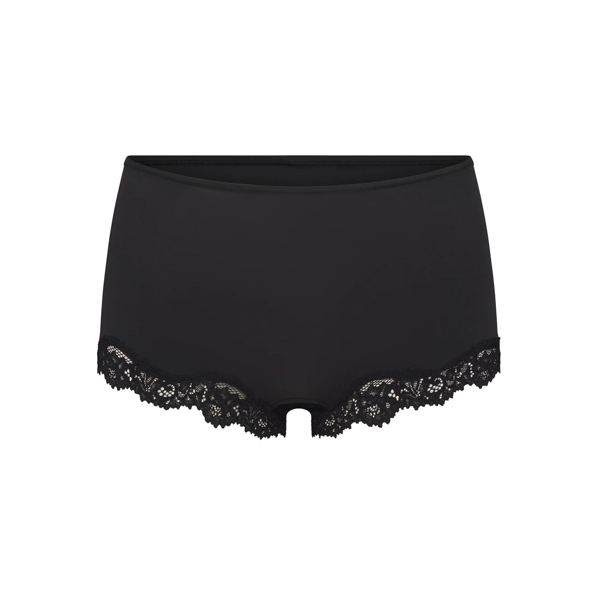 FITS EVERYBODY LACE TRIANGLE CAMI AND BOY SHORT SET | ONYX