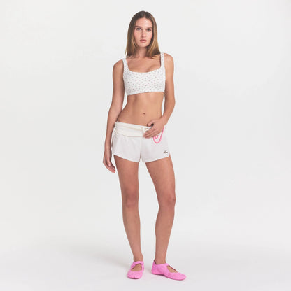 NikeSKIMS MATTE SCOOP NECK BRA | DITSY FLORAL PRINT