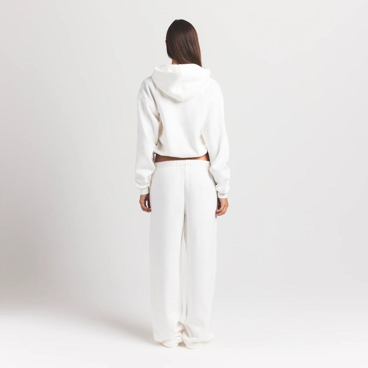 COTTON FLEECE HOODIE | MARBLE