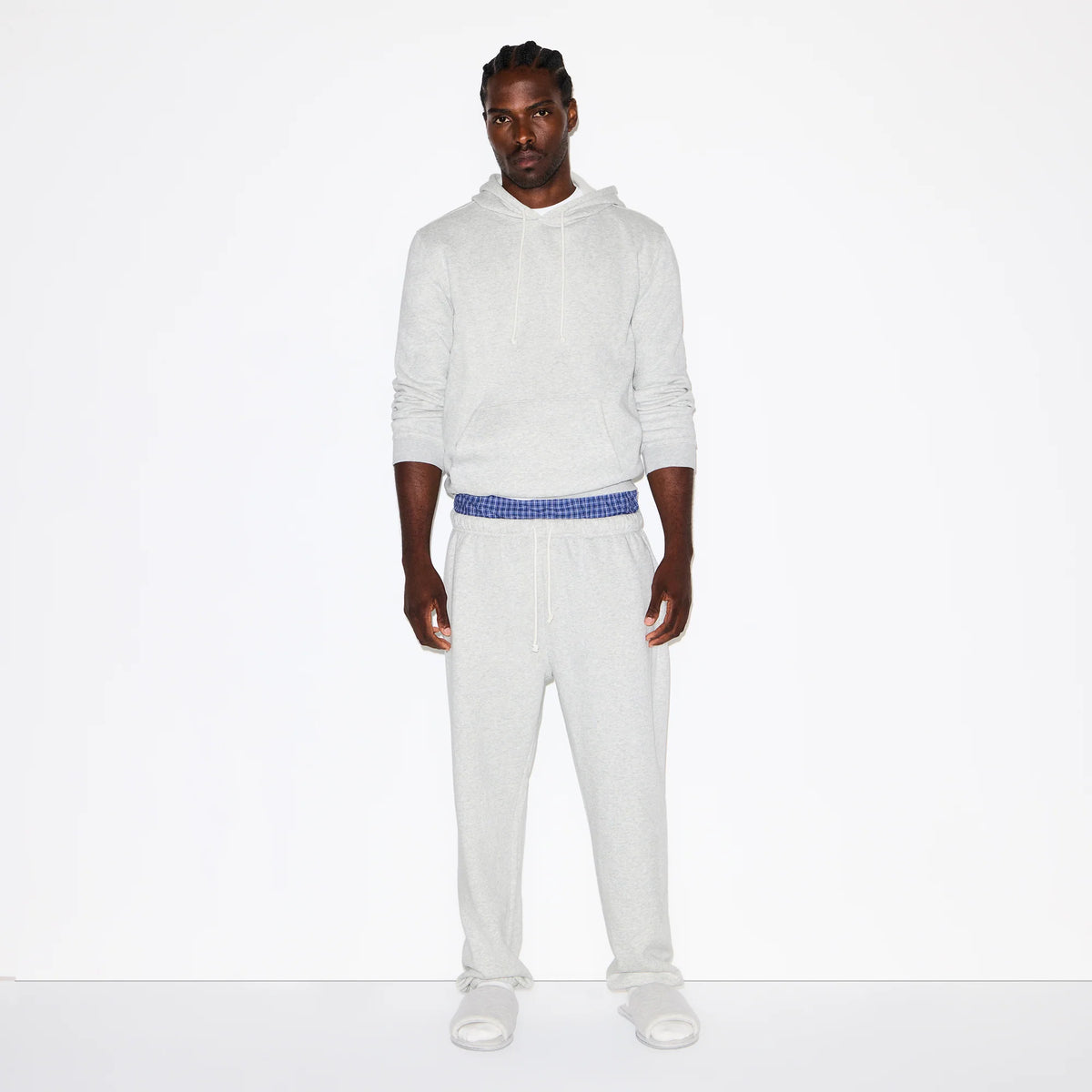 FLEECE LOUNGE MENS RELAXED JOGGER | LIGHT HEATHER GREY