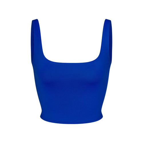ICONIC SWIM TANK BIKINI TOP | COBALT