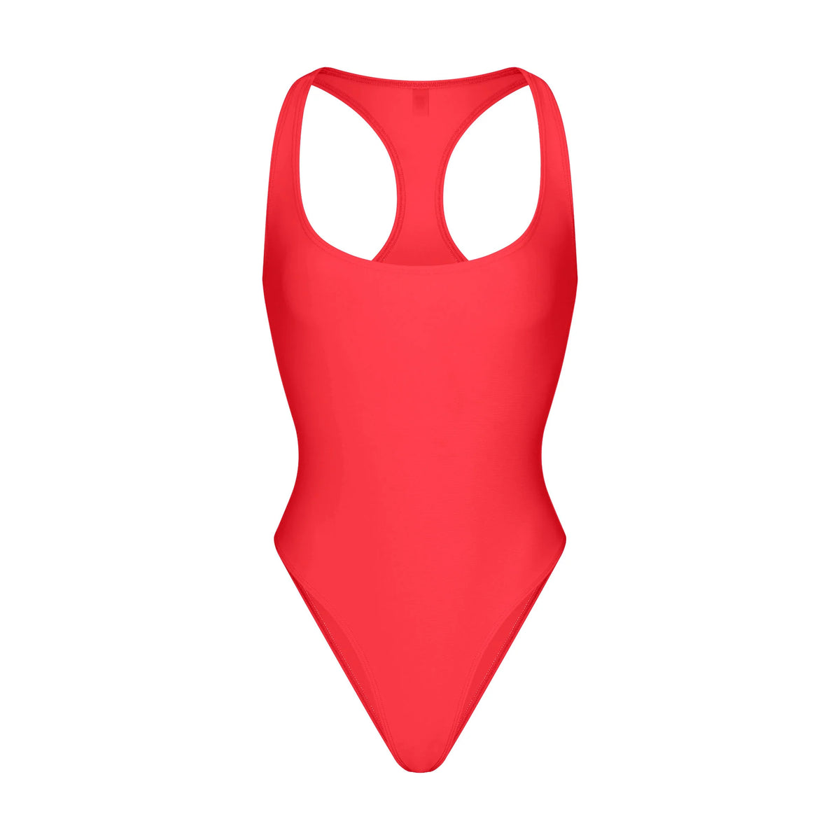 ICONIC SWIM RACERBACK ONE PIECE | CARMINE