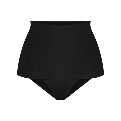 ICONIC SWIM CONVERTIBLE BIKINI BOTTOM | OBSIDIAN