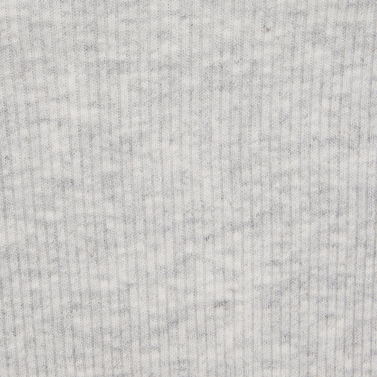 COTTON RIB T-SHIRT | LIGHT HEATHER GREY