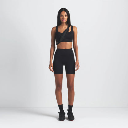 NikeSKIMS MATTE SCOOP NECK BRA | OBSIDIAN