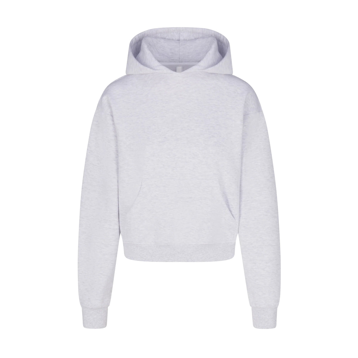 COTTON FLEECE HOODIE | LIGHT HEATHER GREY