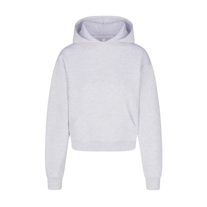 COTTON FLEECE HOODIE | LIGHT HEATHER GREY