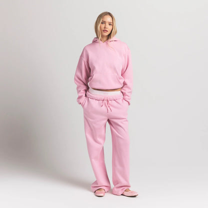 COTTON FLEECE STRAIGHT LEG PANT | HALITE