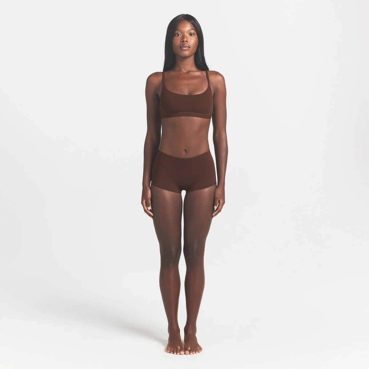 FITS EVERYBODY SCOOP BRALETTE | COCOA