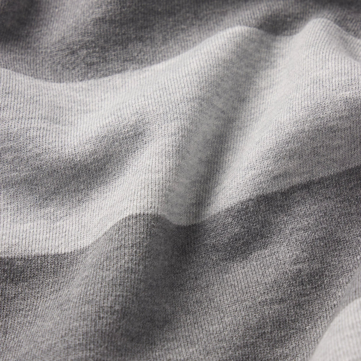 BOYFRIEND FLEECE OVERSIZED POLO | GREY HEATHER MULTI