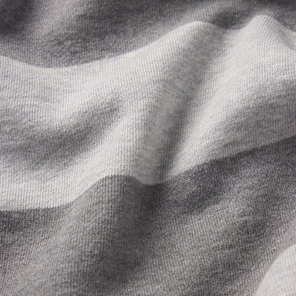 BOYFRIEND FLEECE OVERSIZED POLO | GREY HEATHER MULTI