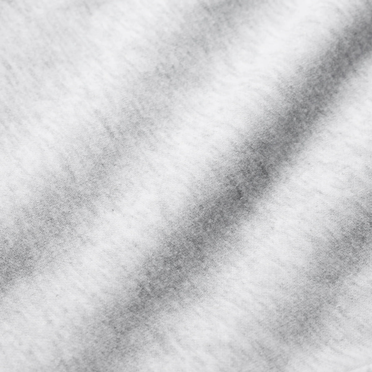 COTTON FLEECE FOLDOVER MINI SKIRT | LIGHT HEATHER GREY