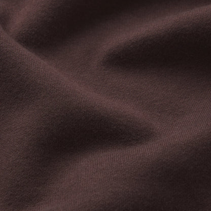 COTTON FLEECE LEGGING WITH EMBOSSED LOGO | ESPRESSO