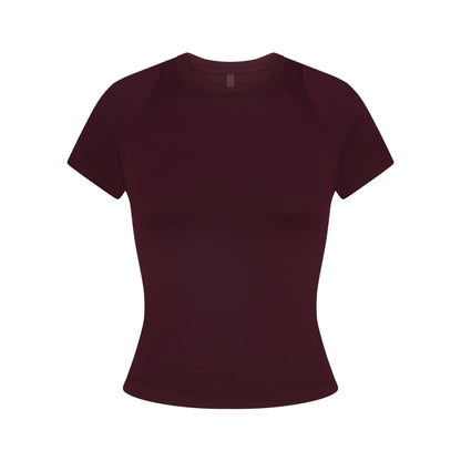 NikeSKIMS AIRY BABY T-SHIRT | CURRANT