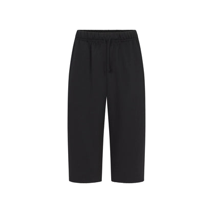 FLEECE LOUNGE MENS RELAXED LONG SHORT | WASHED ONYX