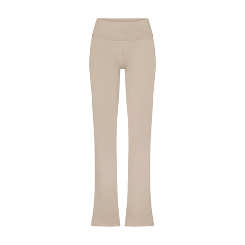 COTTON JERSEY FOLDOVER PANT | STONE