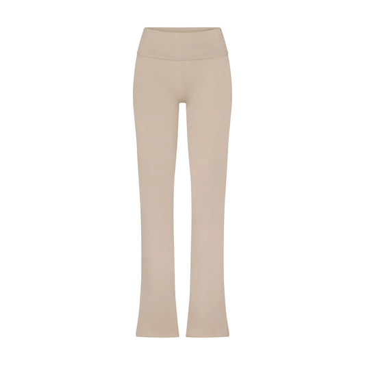 COTTON JERSEY FOLDOVER PANT | STONE