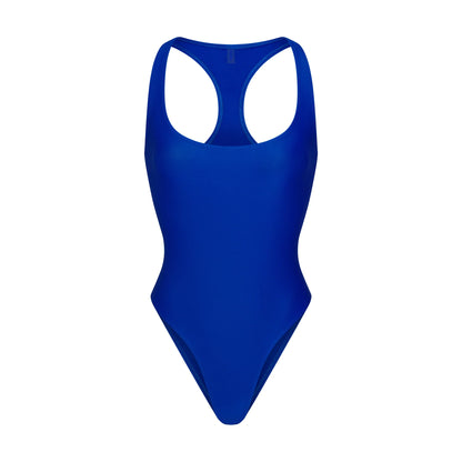 ICONIC SWIM RACERBACK ONE PIECE | COBALT