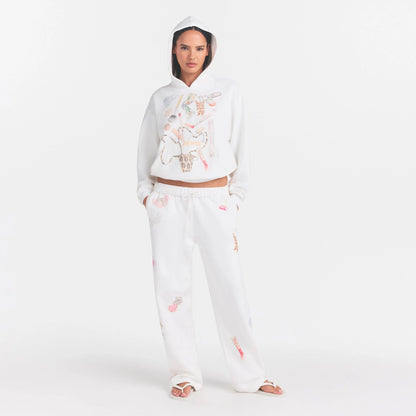 COTTON FLEECE STRAIGHT LEG PANT | SNOW ESSENTIALS
