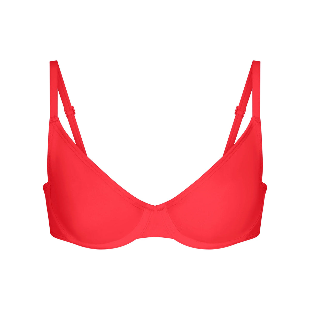ICONIC SWIM UNDERWIRE BIKINI TOP | CARMINE