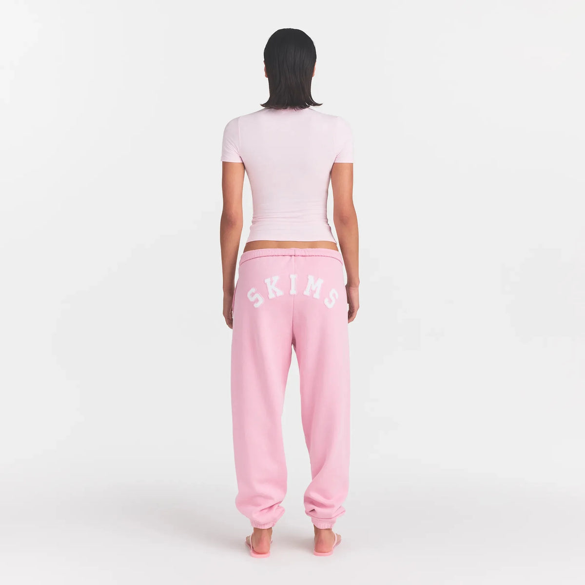 COTTON FLEECE LOGO CLASSIC JOGGER | HALITE WITH SNOW LOGO