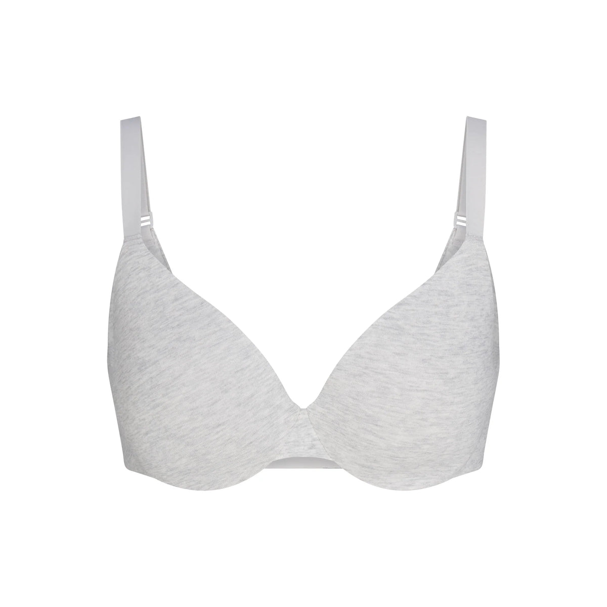 EVERYDAY COTTON FULL COVERAGE BRA | LIGHT HEATHER GREY