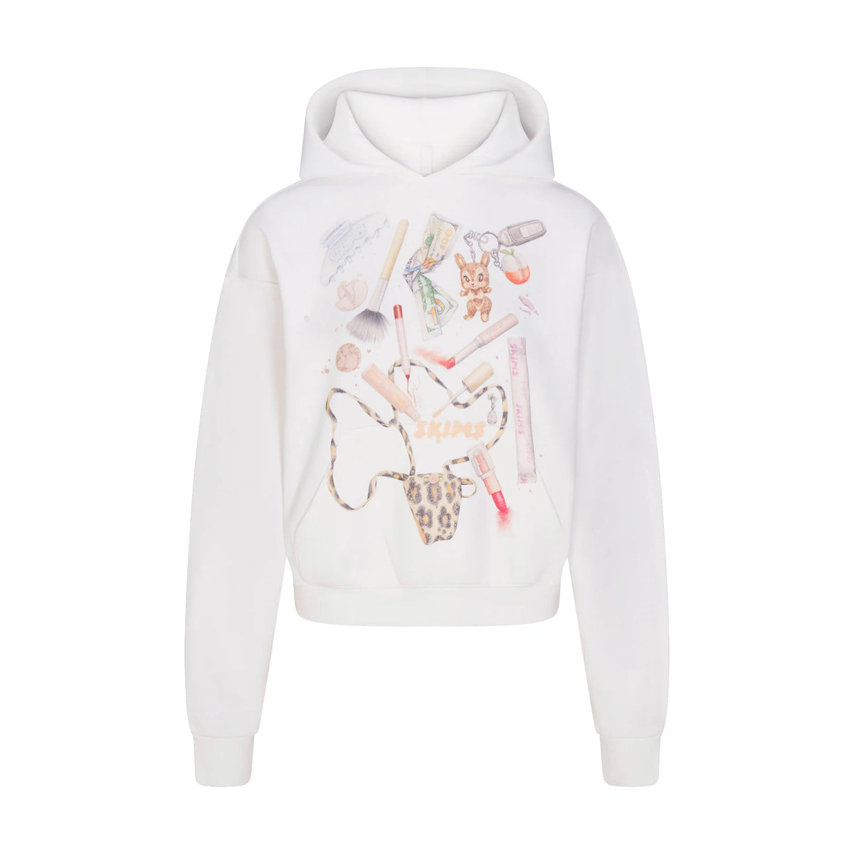 COTTON FLEECE HOODIE | SNOW IN MY BAG