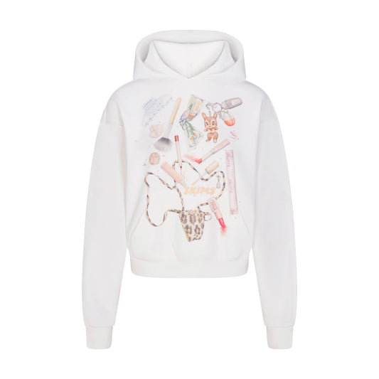 COTTON FLEECE HOODIE | SNOW IN MY BAG