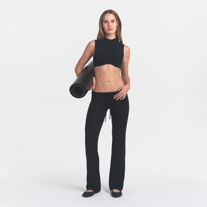 NikeSKIMS AIRY DRI-FIT™ LOW RISE MINI FLARE PANT | OBSIDIAN