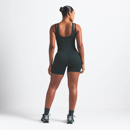 NikeSKIMS MATTE DOUBLE STRAP SCOOP TANK | DARK TEAL