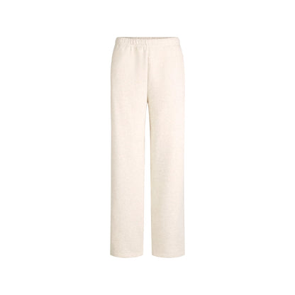 COTTON FLEECE STRAIGHT LEG PANT | OATMEAL HEATHER