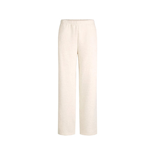 COTTON FLEECE STRAIGHT LEG PANT | OATMEAL HEATHER