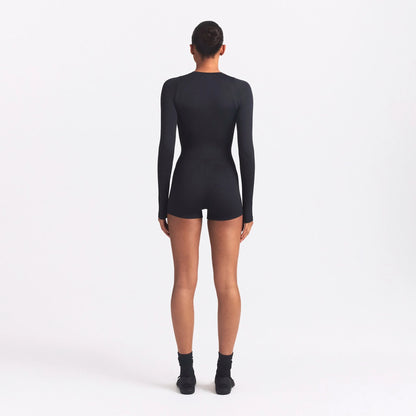NikeSKIMS AIRY LONG SLEEVE ONE PIECE | OBSIDIAN