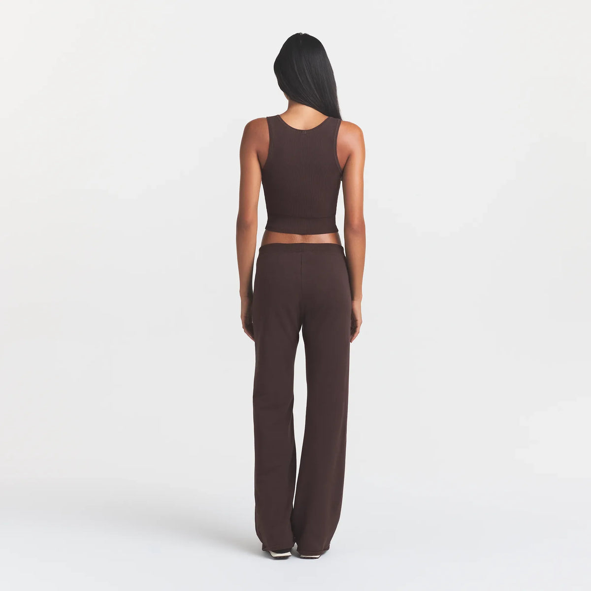 COTTON RIB TANK | ESPRESSO