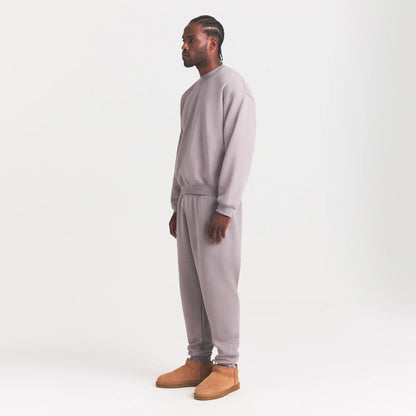 FLEECE LOUNGE MENS TAPERED JOGGER | SHADOW