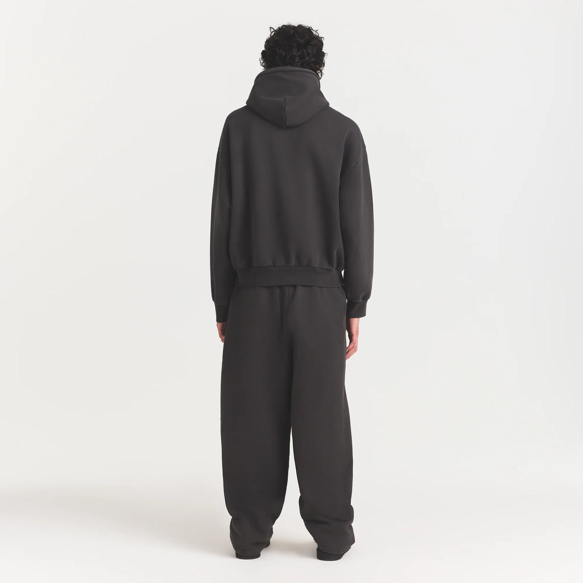 HEAVYWEIGHT FLEECE MENS HOODIE | WASHED ONYX