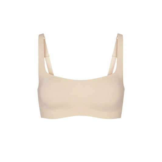 NAKED SCOOP BRALETTE | SAND