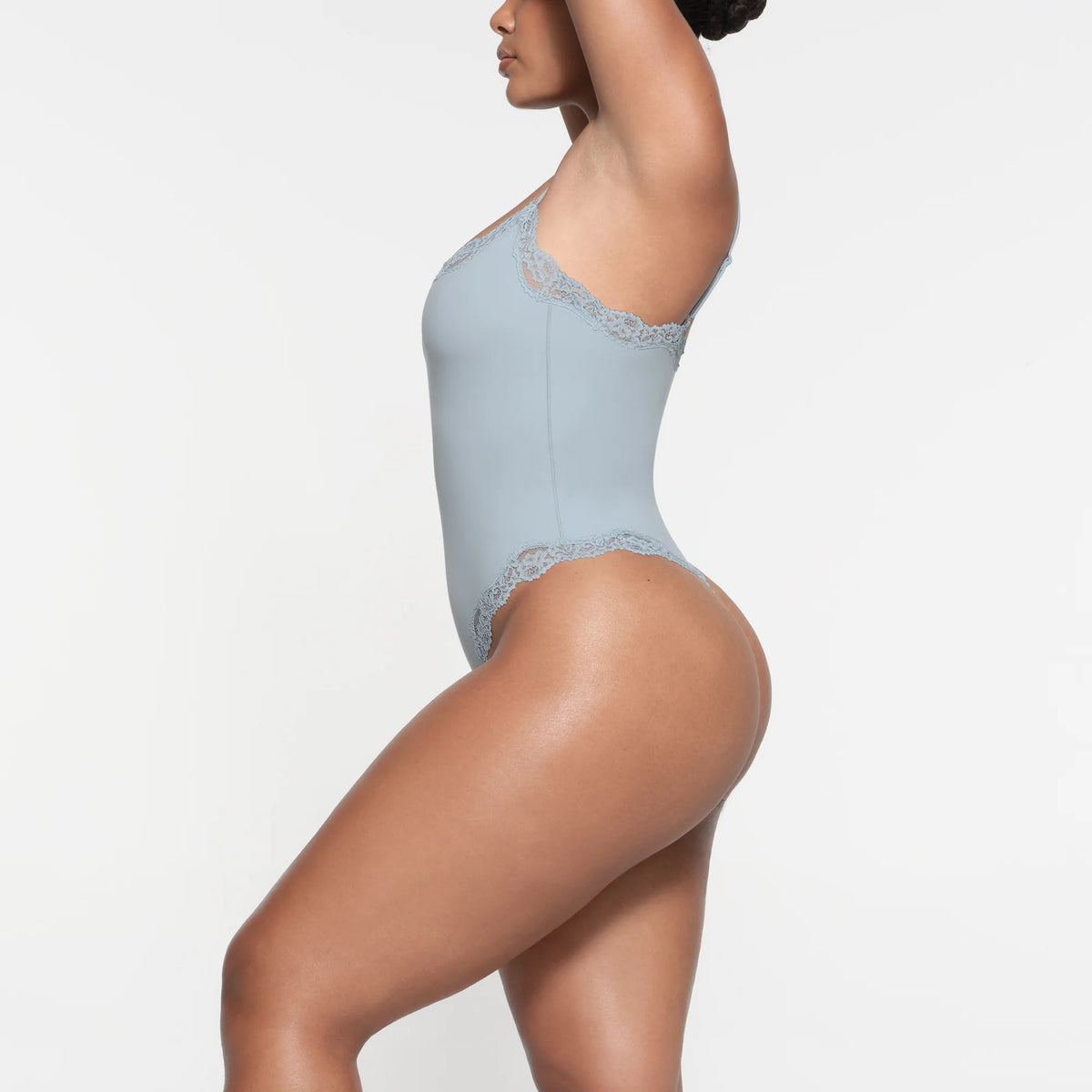 FITS EVERYBODY LACE CAMI BODYSUIT | DENIM