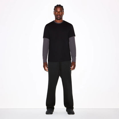 FLEECE LOUNGE MENS CLASSIC STRAIGHT LEG PANT | WASHED ONYX