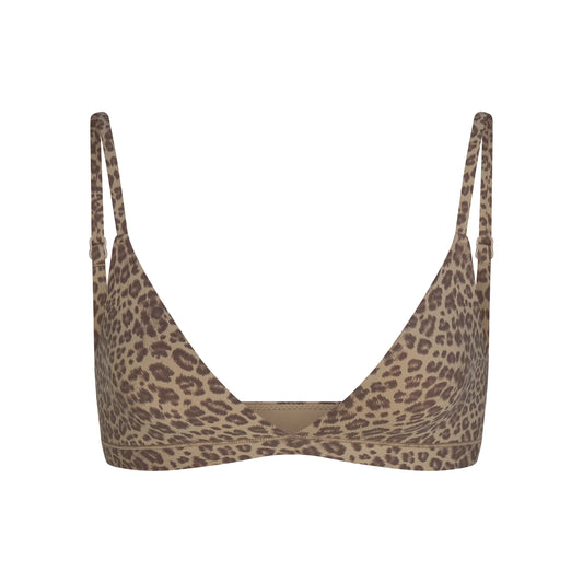 FITS EVERYBODY TRIANGLE BRALETTE | DESERT LEOPARD INK PRINT