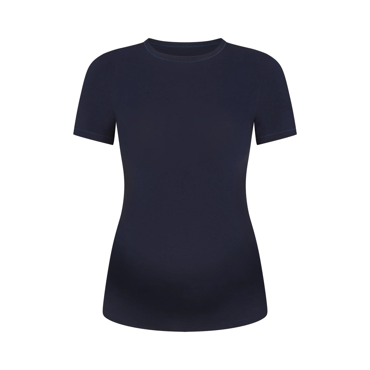 COTTON JERSEY MATERNITY T-SHIRT | NAVY