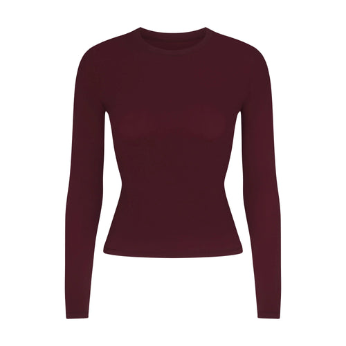 FITS EVERYBODY LONG SLEEVE T-SHIRT | CURRANT
